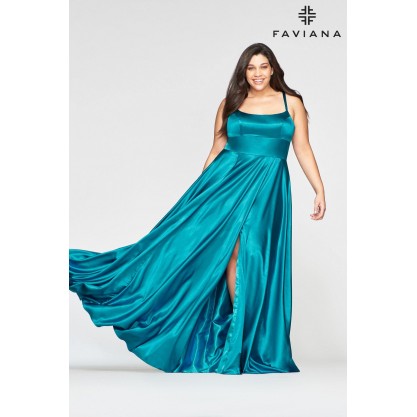 Faviana 9455 Long Formal Plus Size Prom Dress