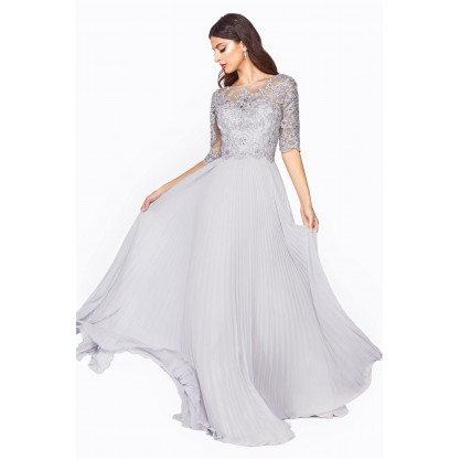 Long Formal Mother of the Bride Chiffon Dress