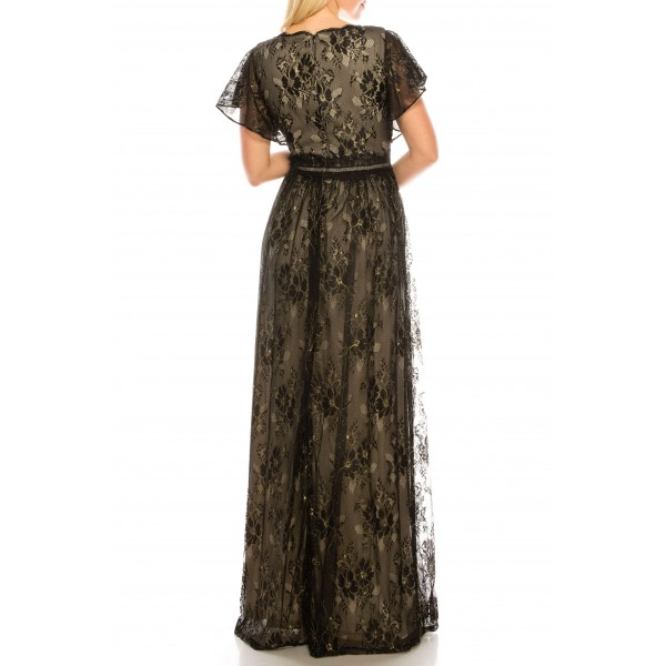 Adrianna Papell Long Formal Lace Dress AP1E205747