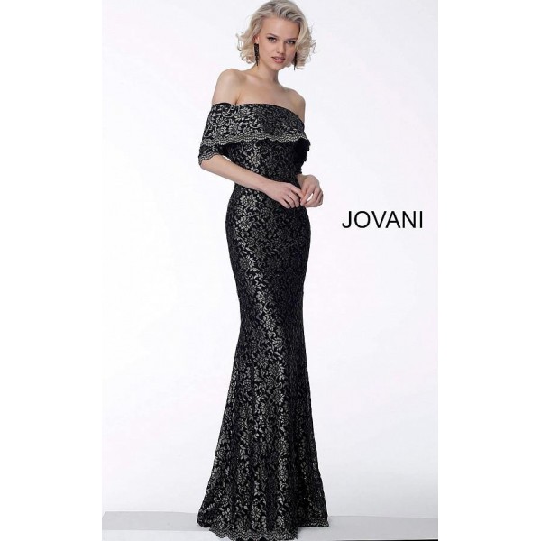 Jovani Long Mother of the Bride Lace Dress 67902