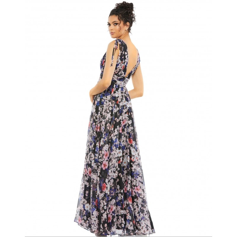 Mac Duggal Long Formal Floral Print Dress 55414
