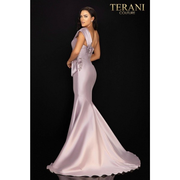 Terani Couture One Shoulder Long Formal Gown 2011M2160