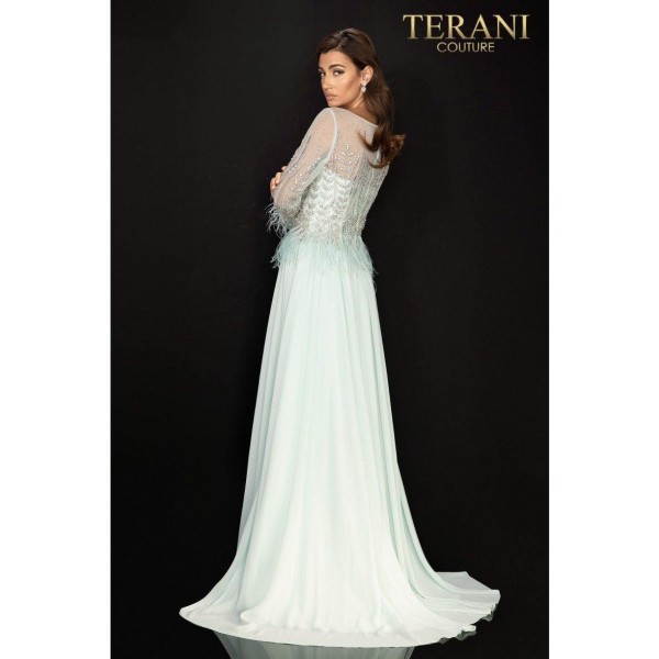 Terani Couture Long Sleeve Formal Gown 2011M2163