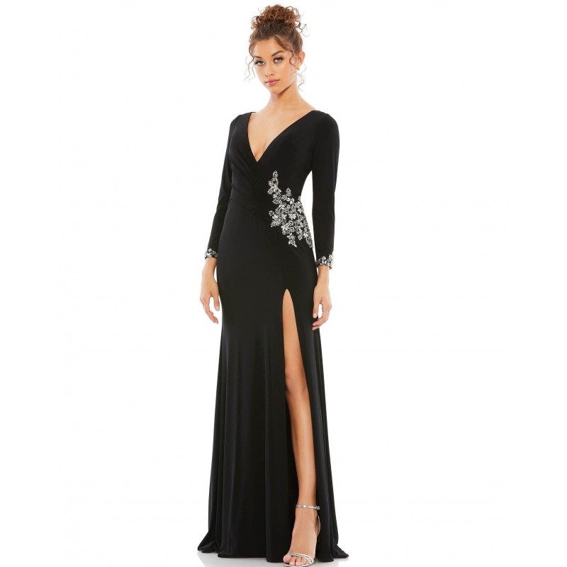 Mac Duggal Long Sleeveless Formal Evening Gown 41016
