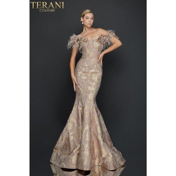 Terani Couture Long Formal Prom Dress 1921E0136