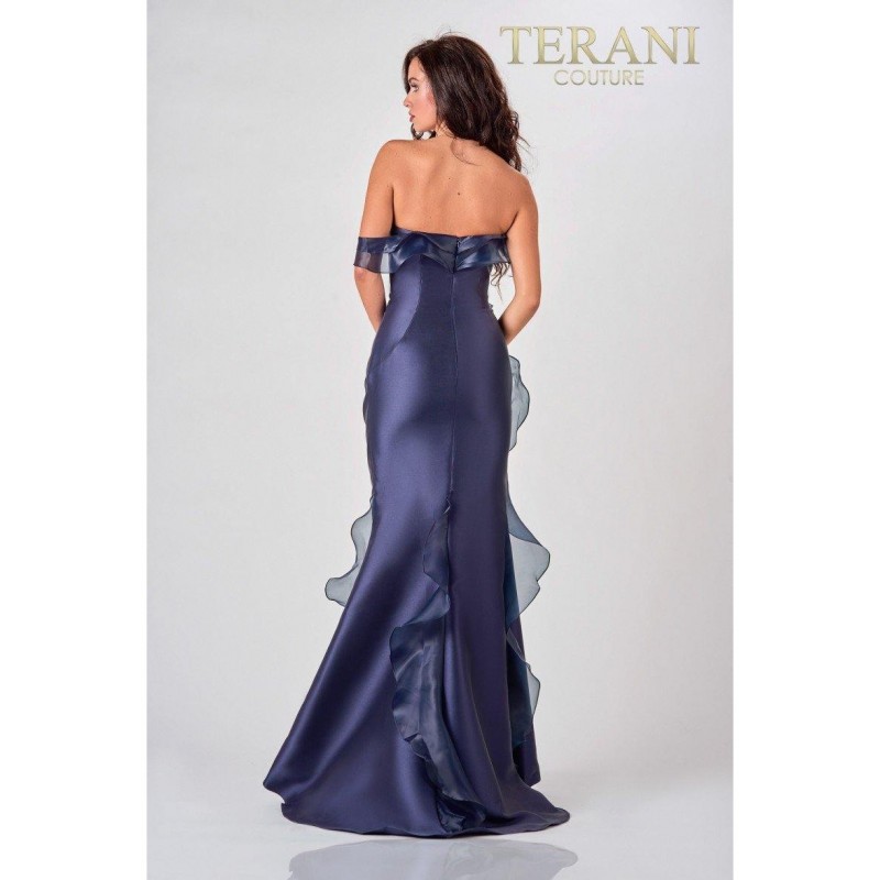 Terani Couture Strapless Long Prom Dress 2111E4743