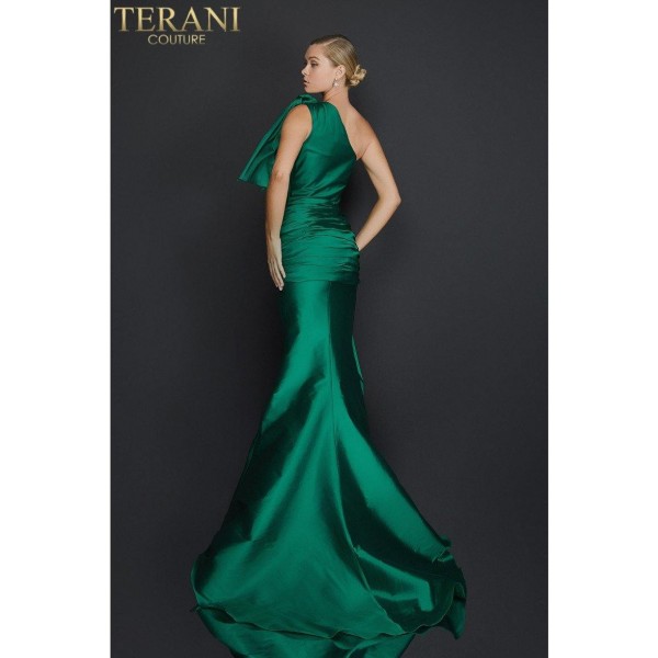 Terani Couture Long One Shoulder Mermaid Dress 2011E2044