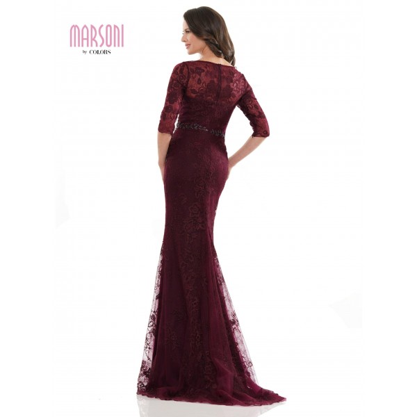 Marsoni Long Mother of the Bride Lace Dress 1127