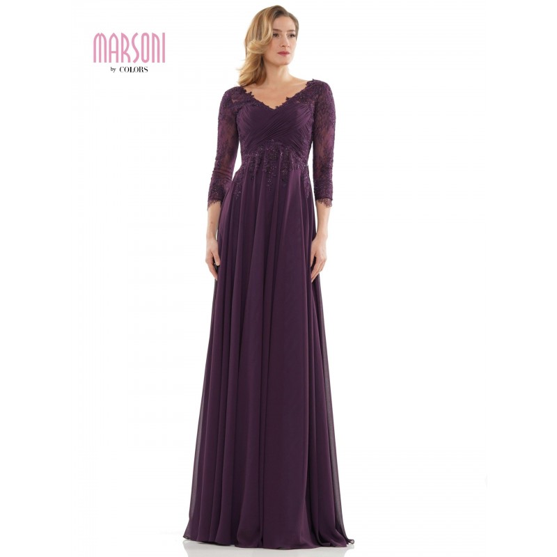 Marsoni Chiffon Mother of the Bride Long Gown 1125