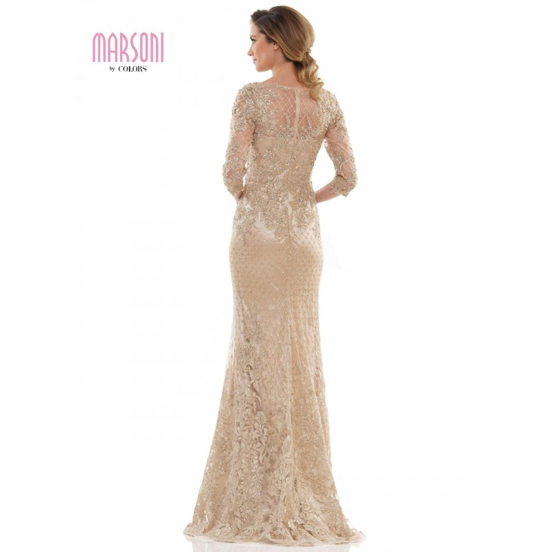 Marsoni Long Mother of the Bride Beaded Dress 1121