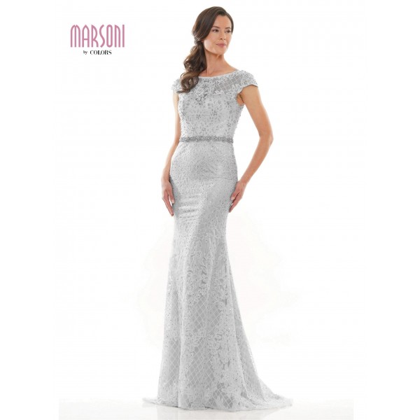 Marsoni Mother of the Bride Long Lace Gown 1120