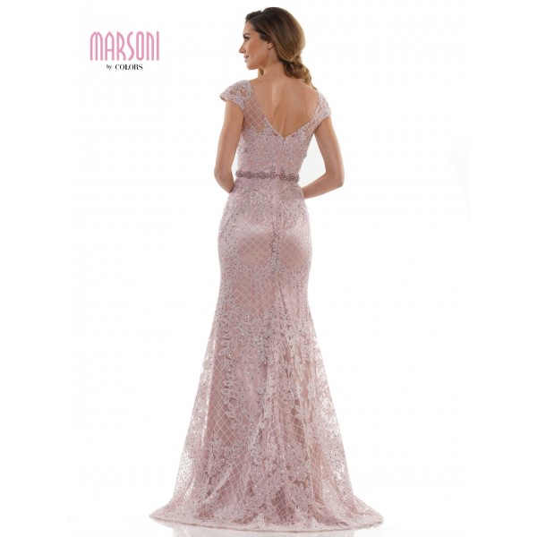 Marsoni Mother of the Bride Long Lace Gown 1120