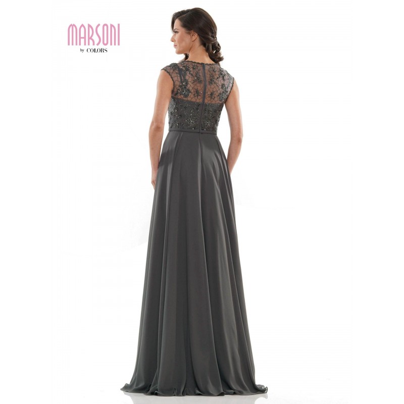 Marsoni Long Cap Sleeve Mother of the Bide Gown 219