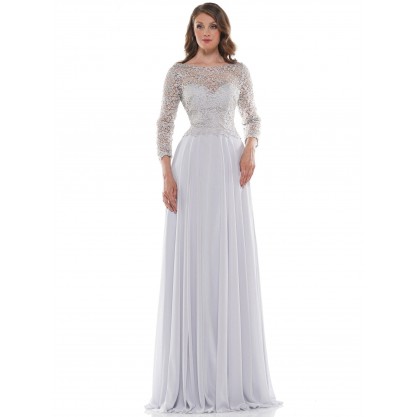 Marsoni Long Chiffon Mother of the Bride Gown 223