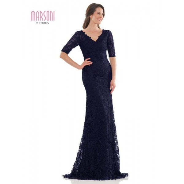 Marsoni Long Mother of the Bride Lace Dress 1117
