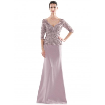 Marsoni Mother of the Bride Beaded Long Gown 1077