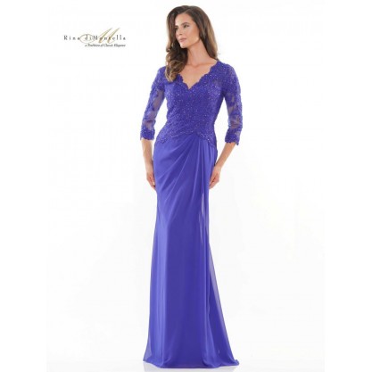 Rina di Montella Long Formal Chiffon Dress 2744