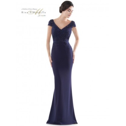 Rina di Montella Formal Beaded Long Dress 2718