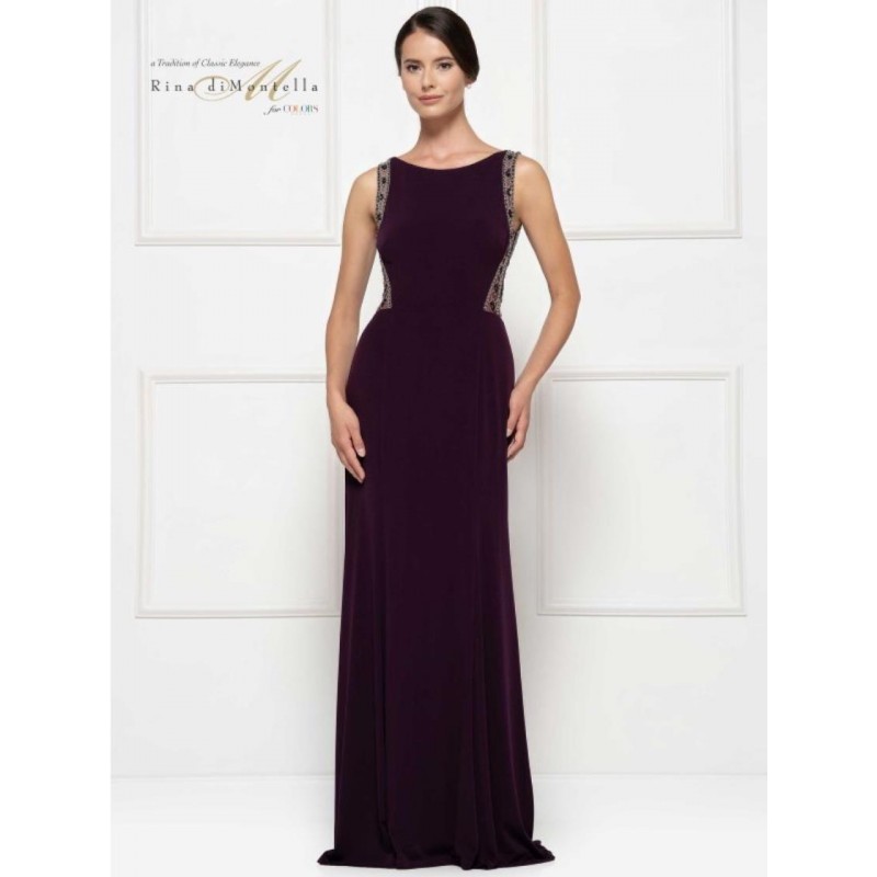 Rina di Montella Formal Sleeveless Long Dress 2609