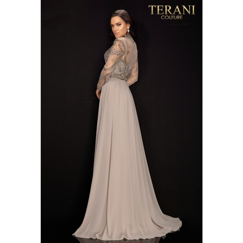 Terani Couture Long Sleeve Formal Dress 2011M2126