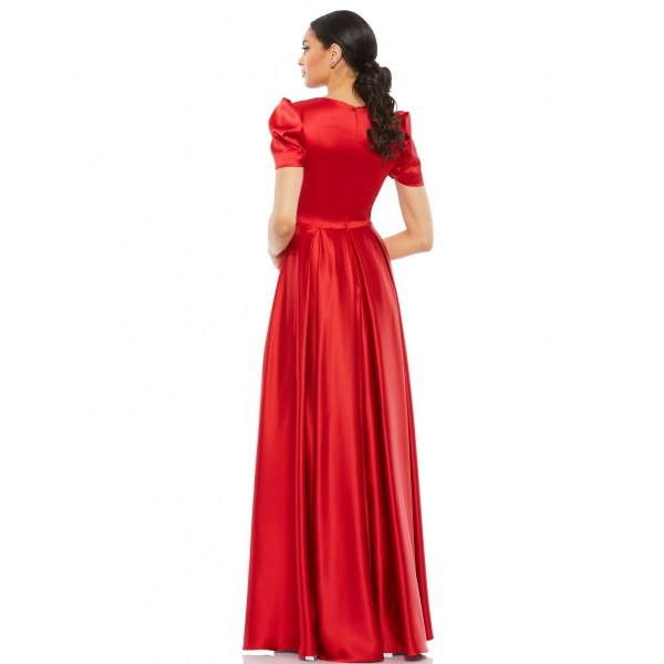 Mac Duggal Long Puff Sleeve Formal Dress 26606