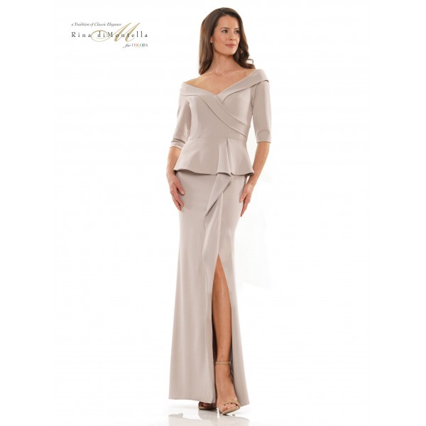 Rina di Montella Mother of the Bride Long Gown 2764