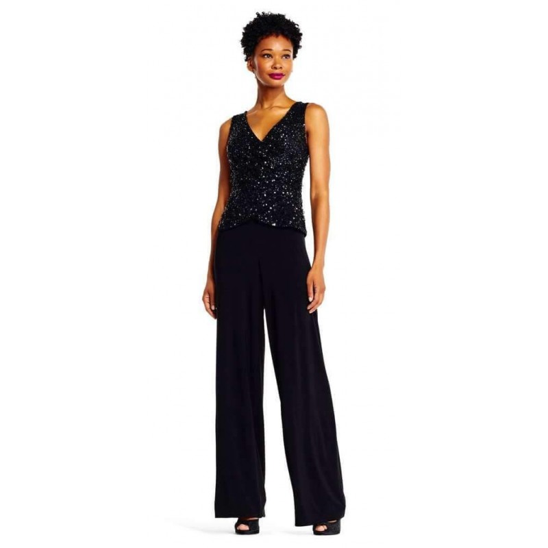 Adrianna Papell Sleeveless Formal Pant Suit