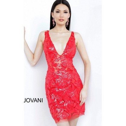 Jovani Short Cocktail Prom Dress 4552