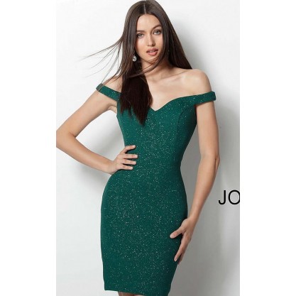 Jovani Short Prom Off Shoulder Formal Dress 61623