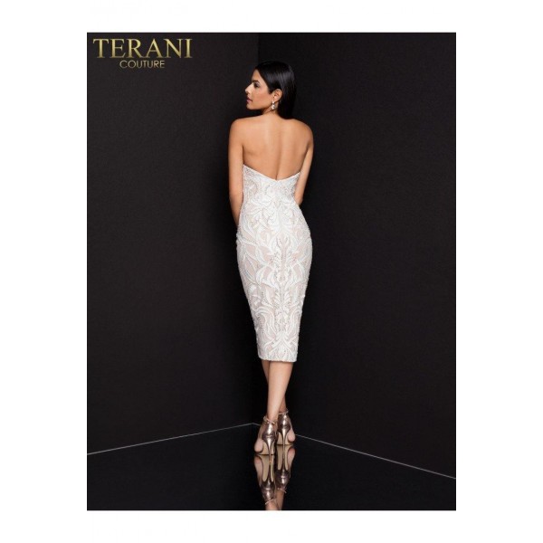 Terani Couture Strapless Prom Short Dress 1811C6027