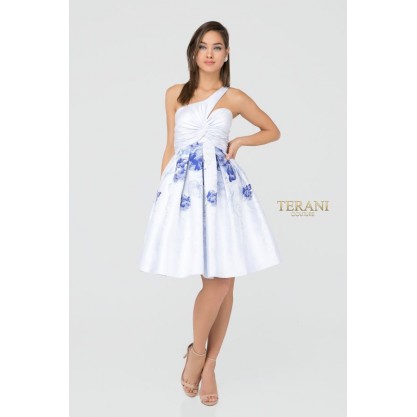 Terani Couture One Shoulder Short Dress 1911P8001