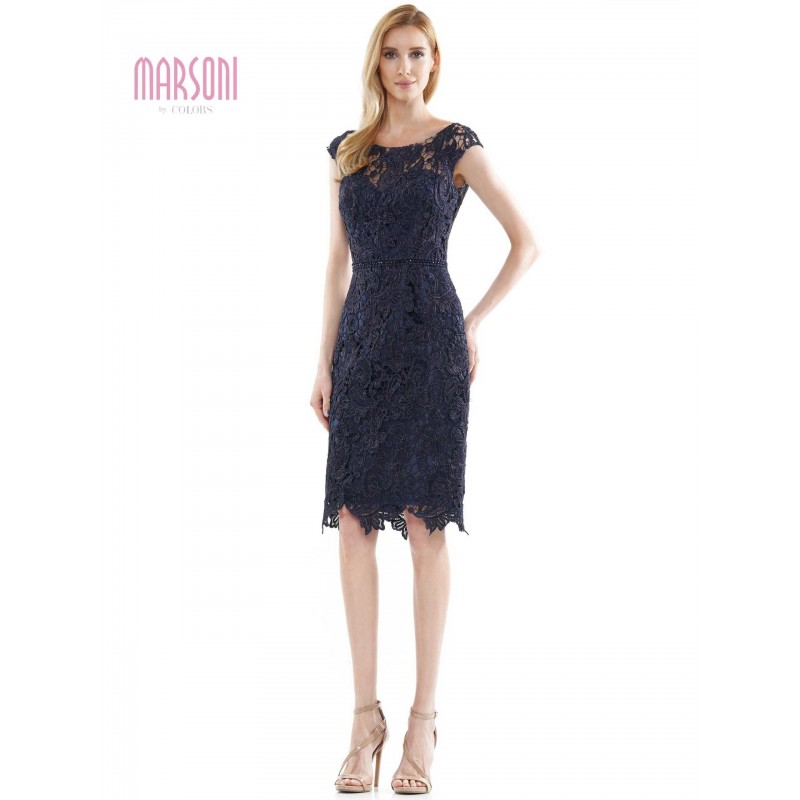 Marsoni Mother of the Bride Lace Short Dress 1103