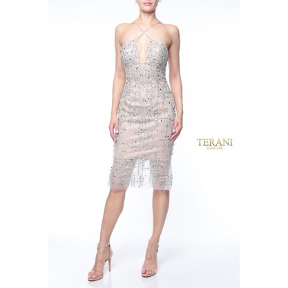 Terani Couture Short Cocktail Prom Dress 1922C0057