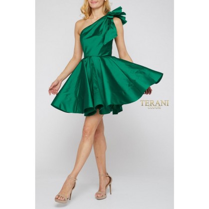 Terani Couture One Shoulder Short Dress 2012P1255