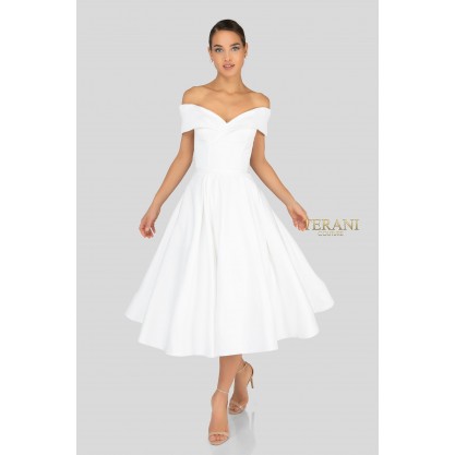 Terani Couture Off Shoulder Short Dress 1912C9656