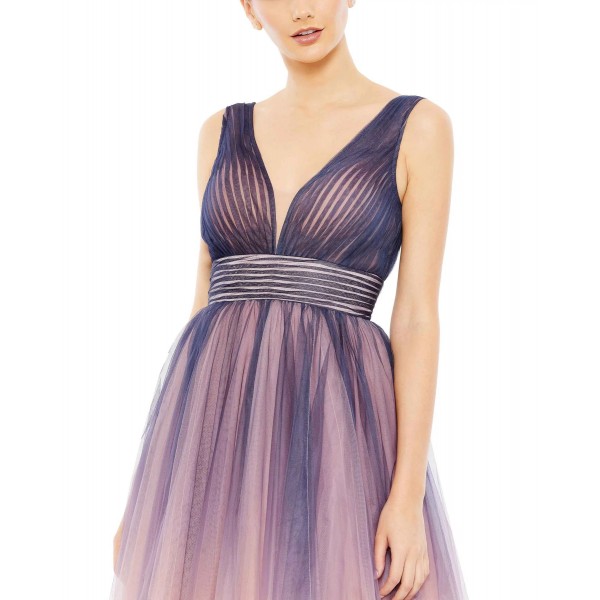 Mac Duggal Short Sleeveless Ombre Dress 20403
